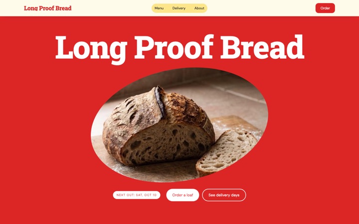 Rise home kitchen website design: homepage with the quote form, services and contact details
